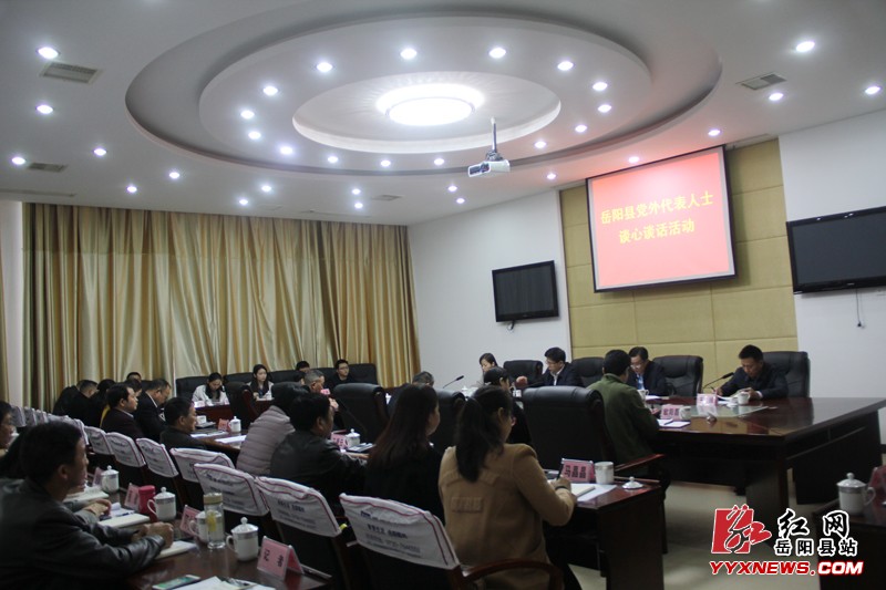 田文静与党外代表人士谈心谈话