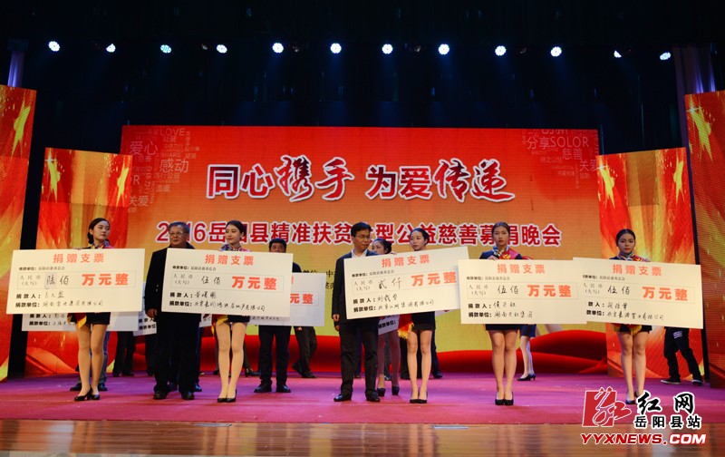 我县举行精准扶贫大型公益慈善募捐晚会