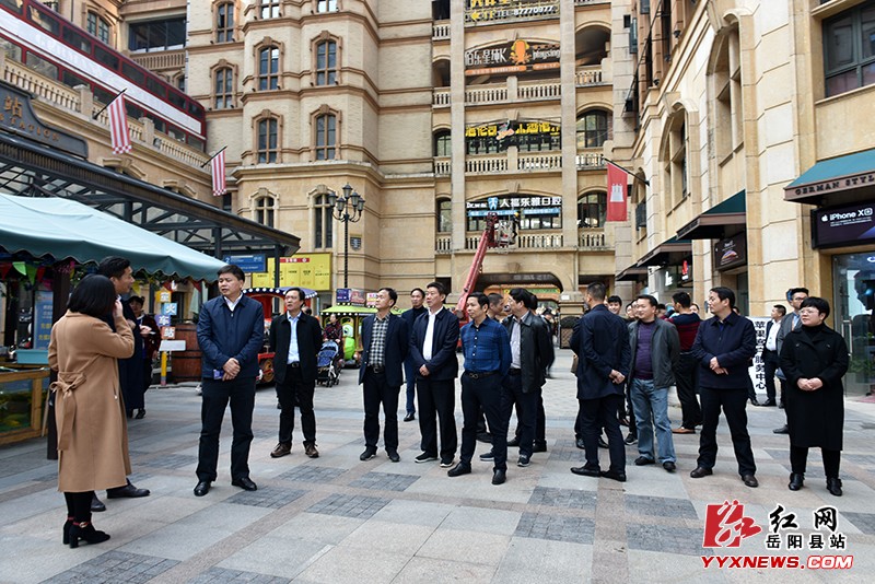 曾平原率党政领导赴武汉世界城招商考察