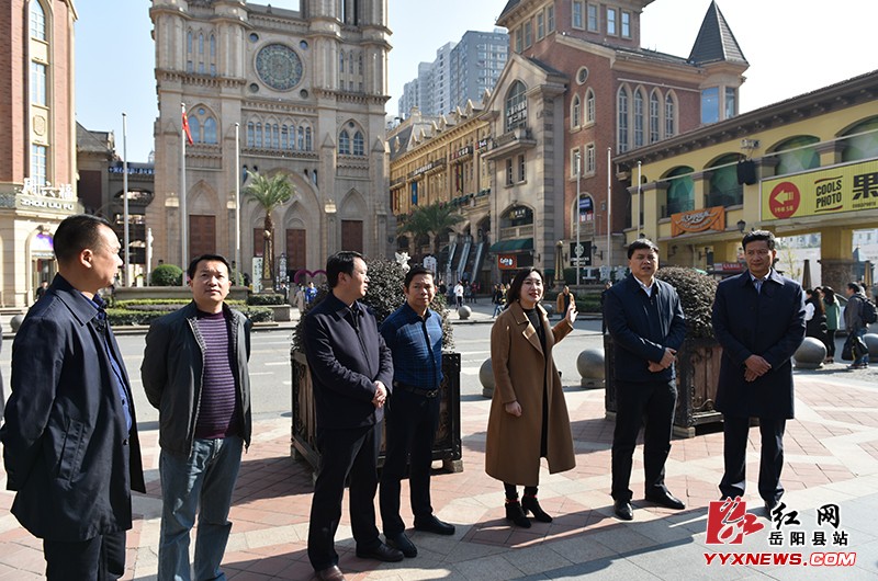 曾平原率党政领导赴武汉世界城招商考察