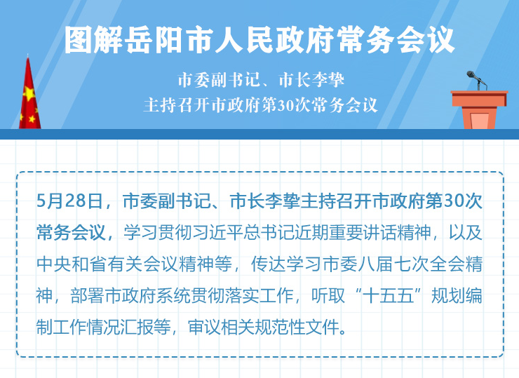 图解：岳阳市人民政府第30次常务会议