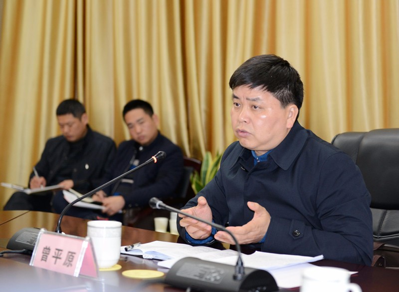 曾平原主持召开县政府第3次常务会