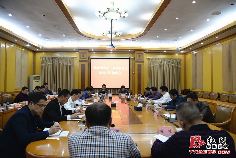 田文静调度荣湾湖片区、卫农北片区城建项目建设